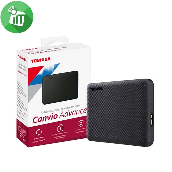 Toshiba Canvio Advance 1TB USB 3.2 Portable Hard Drive