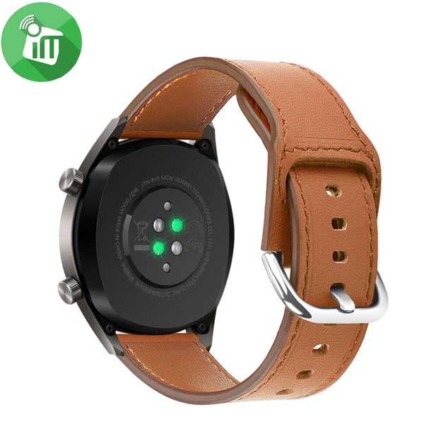 Universal Leather Release Pin Buckle Band 20mm