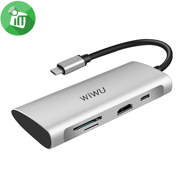 WiWU A731HP Alpha 7 in 1 USB-C Hub