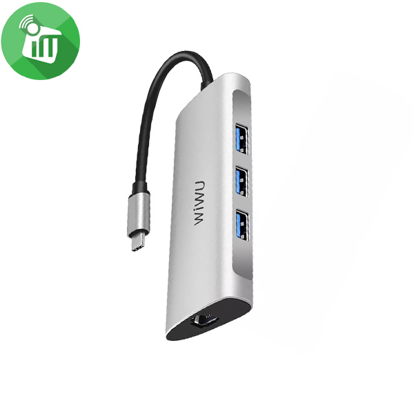 WiWU A631STR Alpha 6 in 1 USB-C Hub