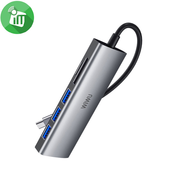 WiWU A532ST Alpha 5 in 1 USB-C Hub