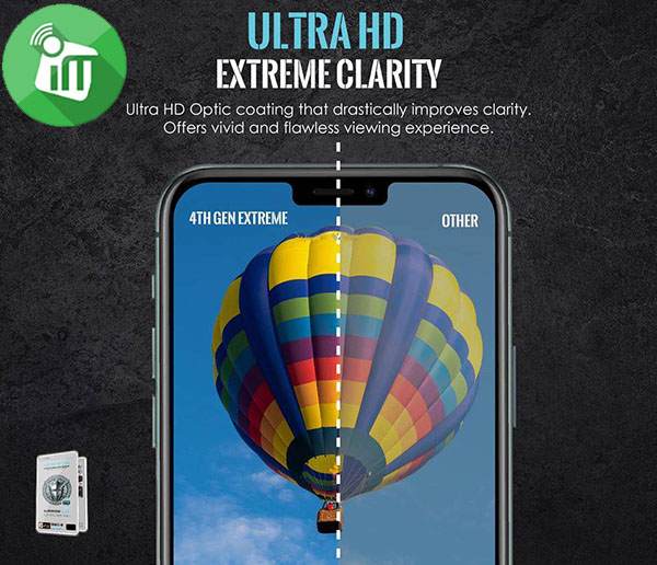 X.One Extreme 2.5D Full Coverage Shock Eliminator (4th Generation) Screen Protector For iPhone 13 Pro Max