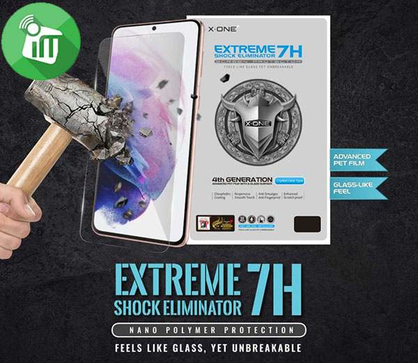 X.One Extreme Shock Eliminator (4th Generation) Screen Protector For Samsung Galaxy S21 Plus