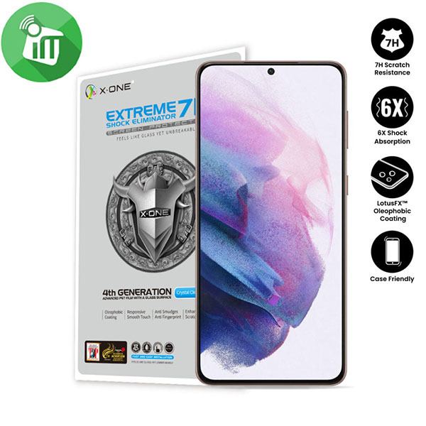 X.One Extreme Shock Eliminator (4th Generation) Screen Protector For Samsung Galaxy S21 Plus