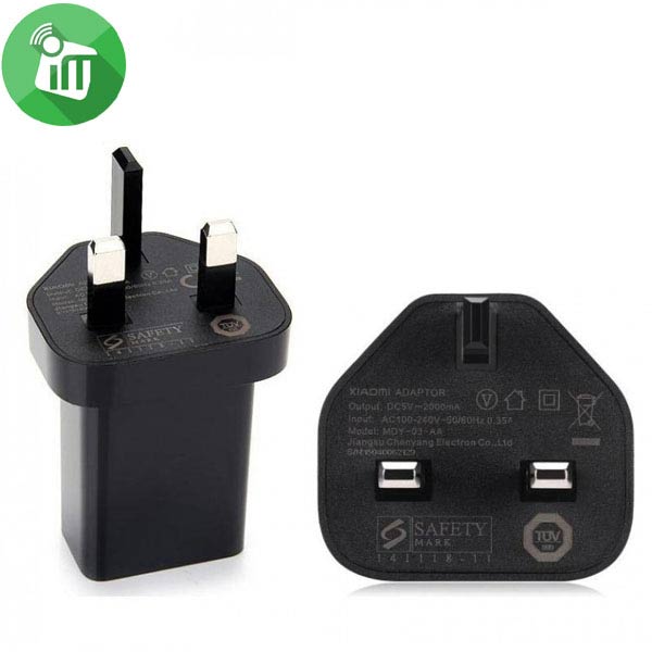 Xiaomi Plug Quick Charger 2.0 (5V/2A) UK (Un Packet)