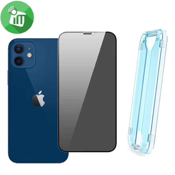 iScreen HD Glass Full Glue Privacy Screen Protector iPhone 12 / 12 Pro ( EZ FIT TR)
