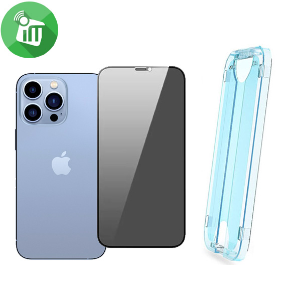 iScreen HD Glass Full Glue Privacy Screen Protector iPhone 13 Pro Max ( EZ FIT TR)