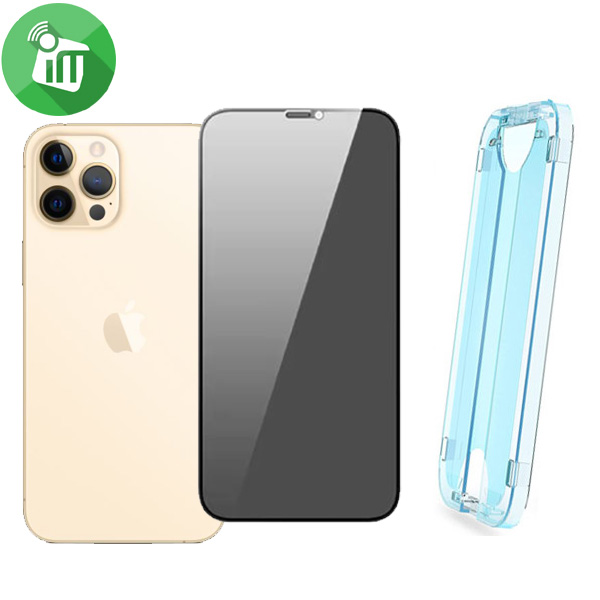 iScreen HD Glass Full Glue Privacy Screen Protector iPhone 12 Pro Max ( EZ FIT TR)