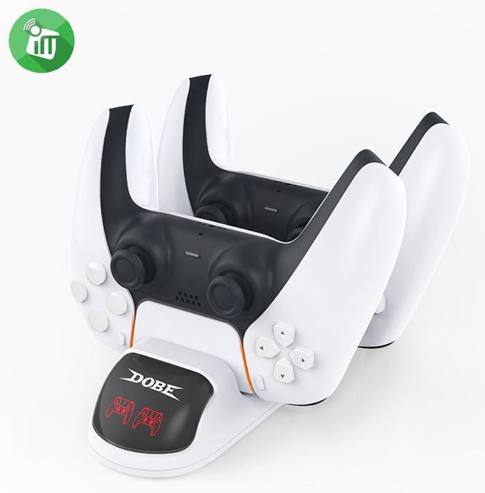 DOBE Dual Charging Dock For PS5 DualSense Controller