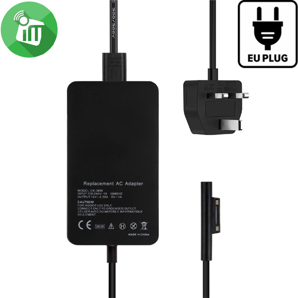 Microsoft 1625 AC Adapter 36W Cord Charger (12V/2.58A)