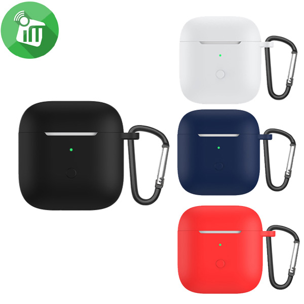 Pod Pocket Silicone Cover For Xiaomi Redmi Buds 3 with Keychain