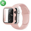 Sport Silicone Watch Strap + Case Bundle For iWatch (40mm)