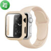 Sport Silicone Watch Strap + Case Bundle For iWatch (40mm)