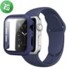 Sport Silicone Watch Strap + Case Bundle For iWatch (40mm)