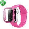 Sport Silicone Watch Strap + Case Bundle For iWatch (40mm)
