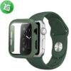Sport Silicone Watch Strap + Case Bundle For iWatch (40mm)