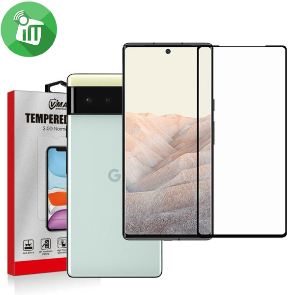 Vmax Screen Protector 2.5D Full Glue Full cover Tempered Glass For Google Pixel 6