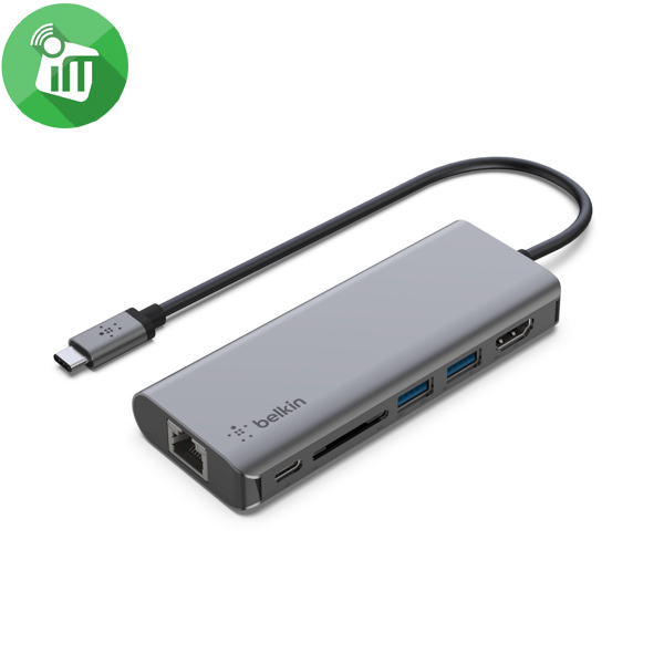 Belkin CONNECT USB-C 6-in-1 Multiport Adapter