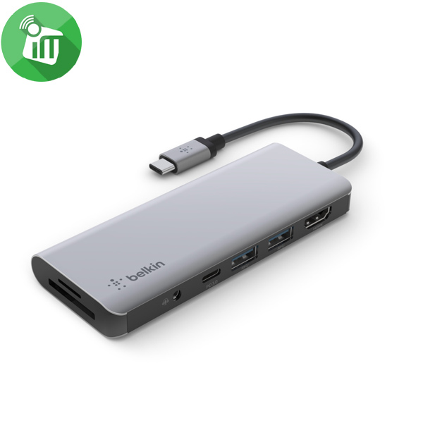 Belkin USB-C 7-in-1 Multiport Hub Adapter