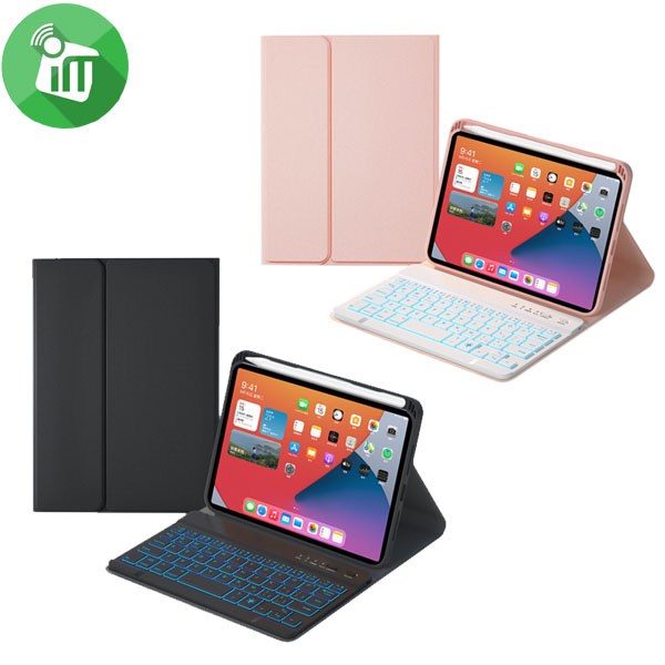 HK006D Smart Bluetooth 3.0 Keyboard Leather Case With backlit For iPad mini 6
