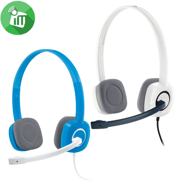 Logitech H150 Stereo Wired Dual plug Headset with Noise-Cancelling