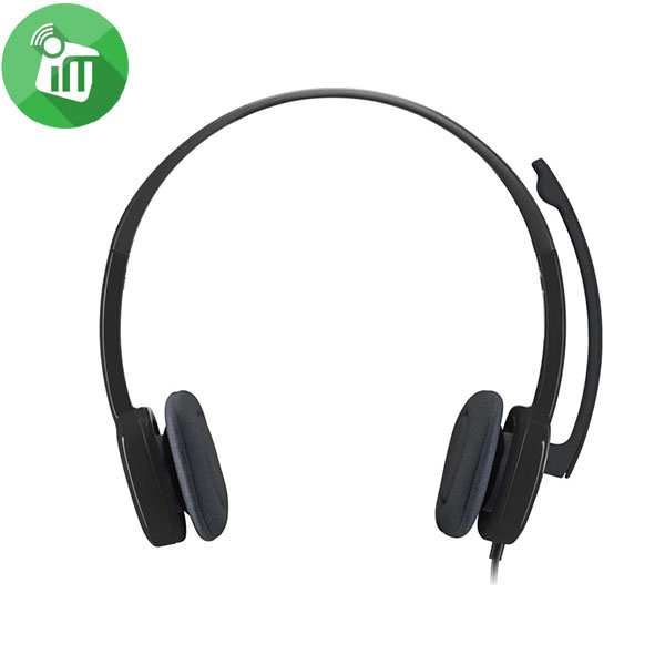 Logitech H151 Stereo Wired 3.5mm Headset with Noise-Cancelling
