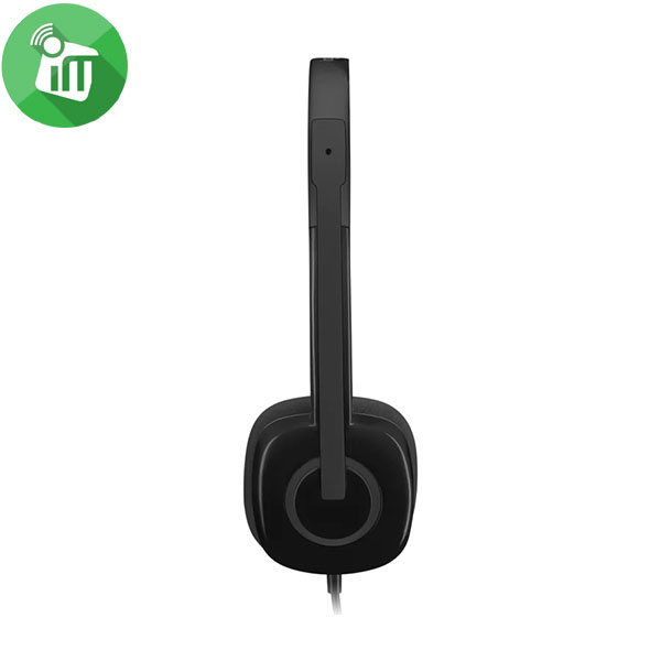 Logitech H151 Stereo Wired 3.5mm Headset with Noise-Cancelling