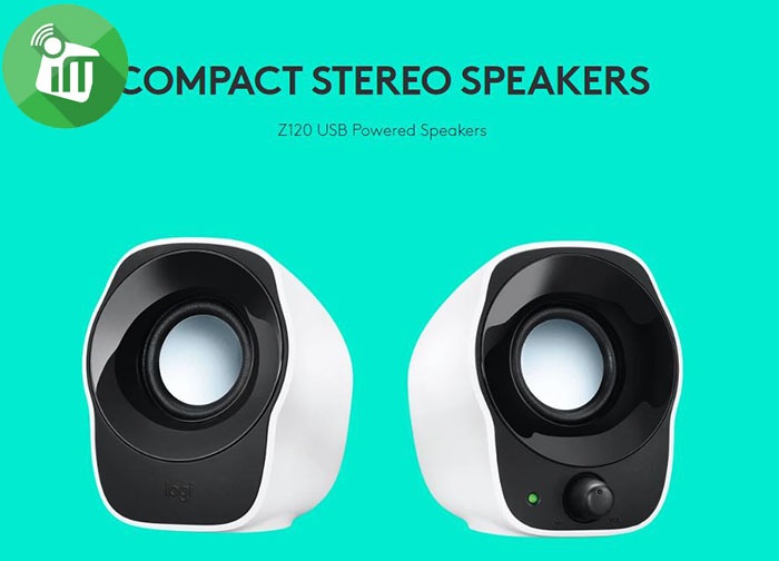 Logitech Z120 Compact Stereo USB Powered Speakers