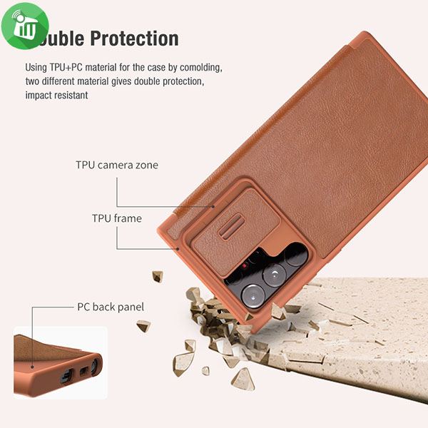 Nillkin Qin Pro Series Leather Case Samsung Galaxy S22 Ultra