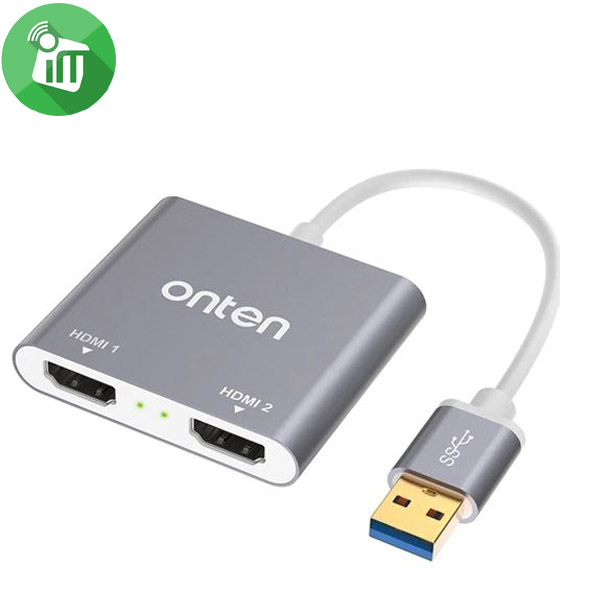 USB 3.0 To 2K Dual HDMI Interface Output