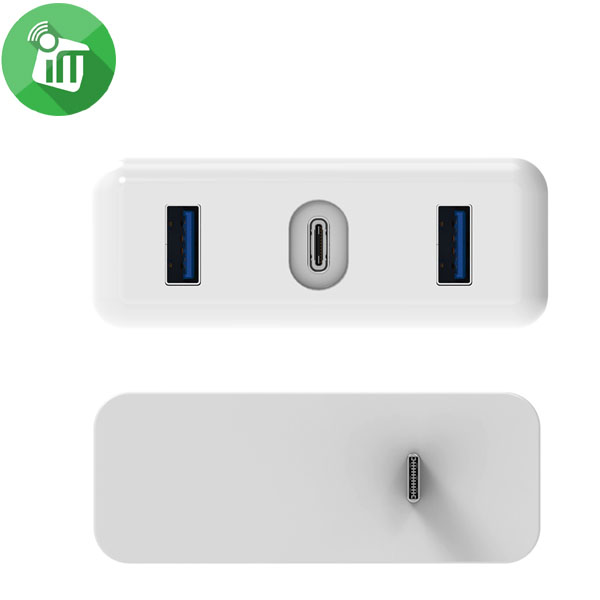 USB-C Adapter With 2 USB 3.0 Hub for MacBook 