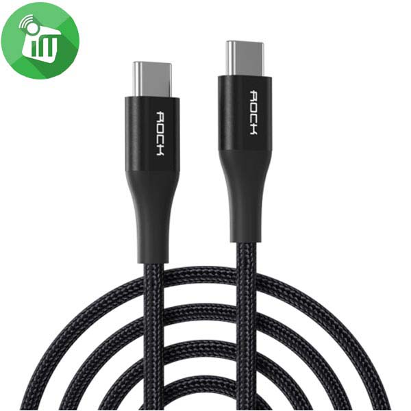 Rock R13 5A 100W Type-C To Type-C PD Fast Charing Cable (2m)
