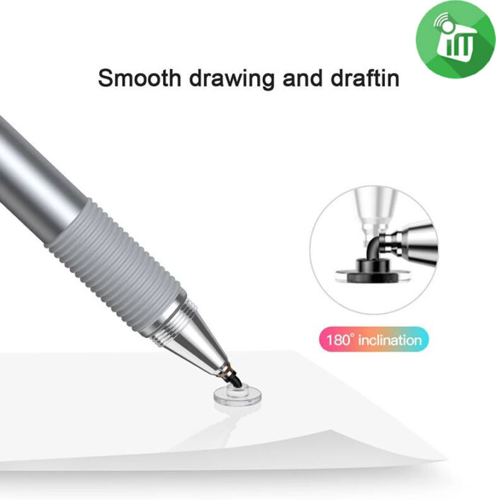 Universal 2 in 1 Stylus Pen Capacitive Touch Screen Pen for iPhone iPad Samsung Xiaomi Tablet