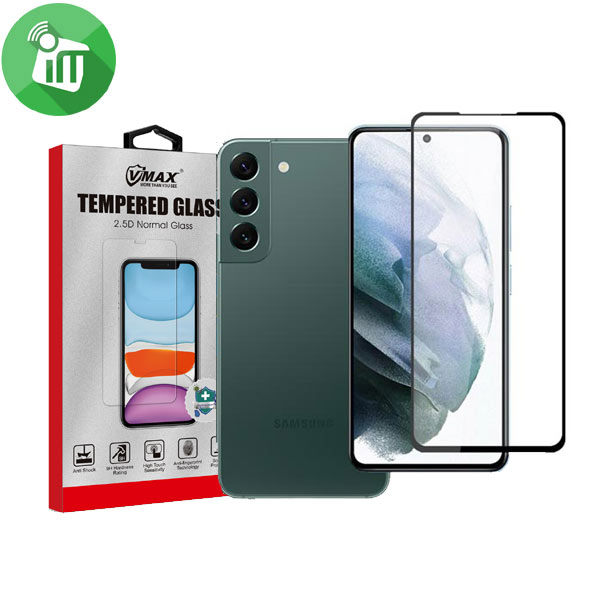Vmax Screen Protector 2.5D Full Glue Full cover Tempered Glass For Samsung Galaxy S22