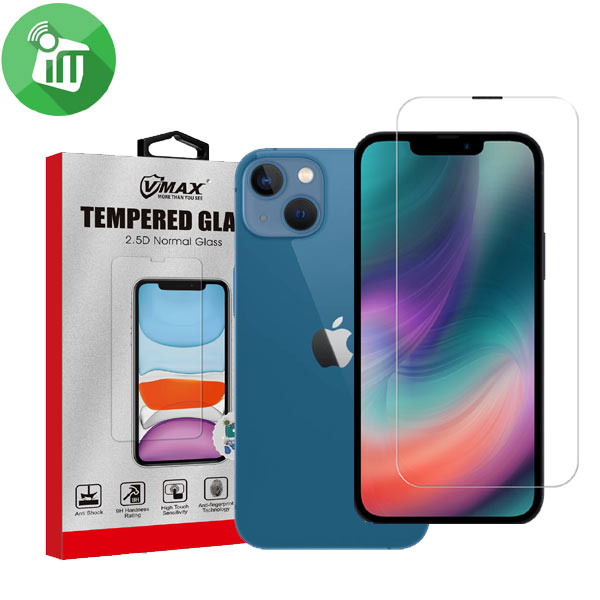 Vmax Screen Protector 2.5D Normal Dustproof Version Tempered Glass For iPhone 13 13 Pro