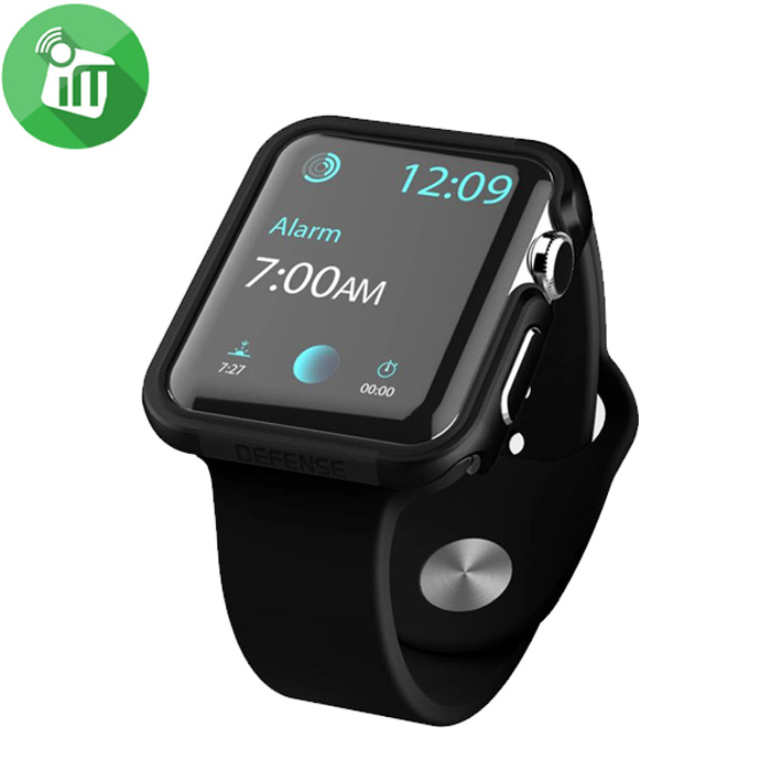 APPLE WATCH CASE 40mm Premium machined anodized aluminum exterior. APPLE WATCH PROTECTION Soft rubber lining; Metal does not touch your Apple Watch. APPLE WATCH ACCESSORIES Works with all 40mm Apple Watch collections and wristbands for Series 4, 5 and 6. 40mm APPLE WATCH CASE Protects the edges of Apple Watch from scratches, does not come with wristband.