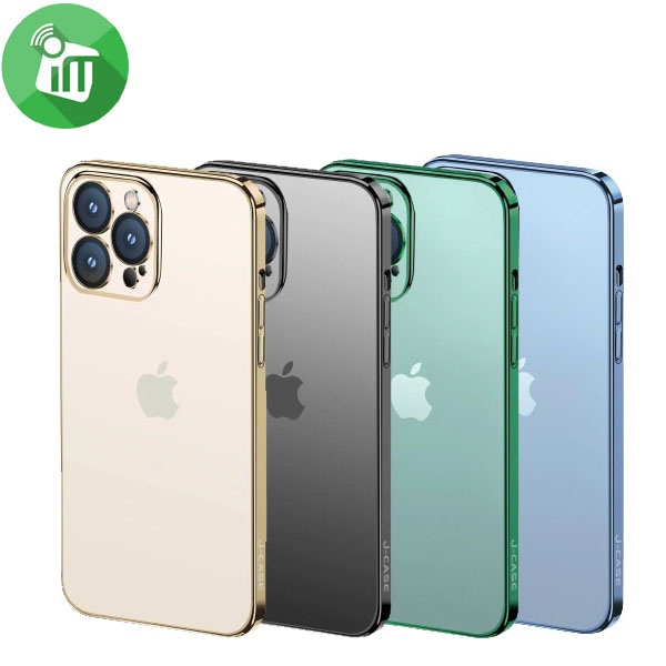 j-Case Classic Series Crystal TPU Lens Glass Protection Case iPhone 13 Pro