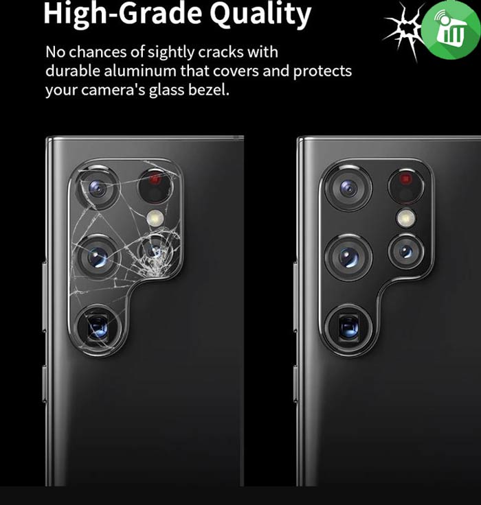kuzoom Lens Tempered Glass Protector Film for samsung galaxy S22 Ultra