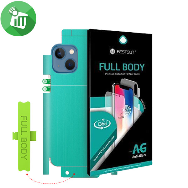 BESTSUIT Back Anti-Glare Full Body Film Protection Screen Protector for iPhone 13 
