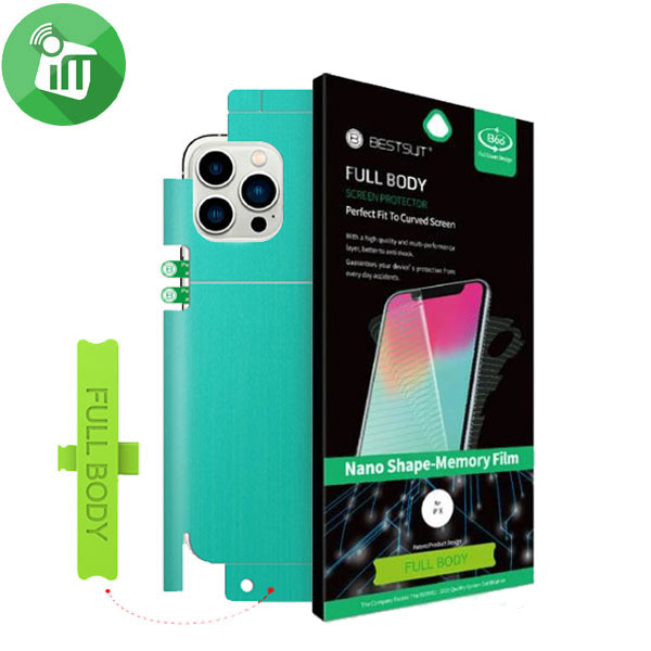 BESTSUIT Back Nano Shape Memory Full Body Film Protection Screen Protector for iPhone 13 pro max