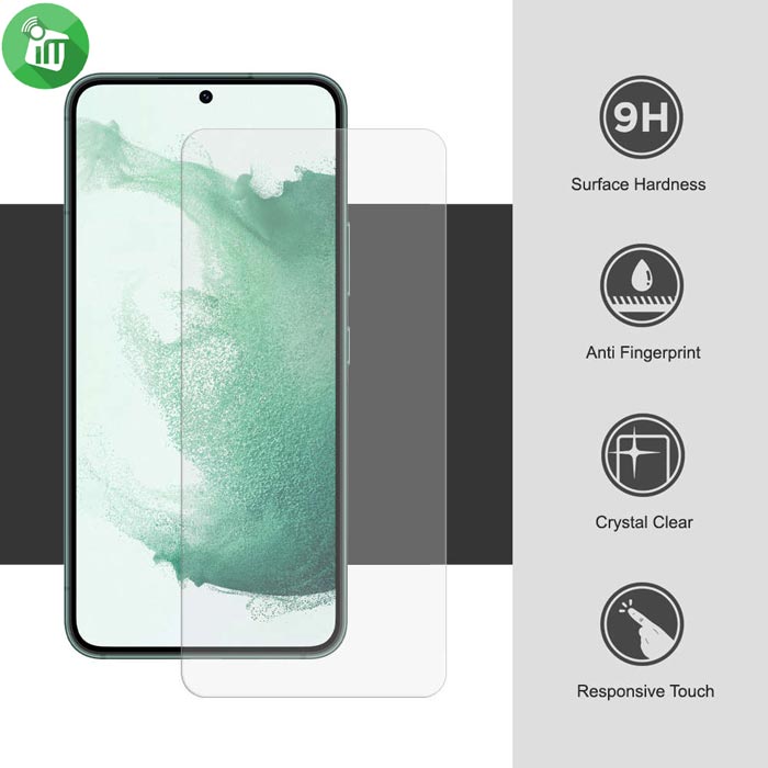 BESTSUIT UV Nano Full Glue Adhesive Tempered Full Cover Glass Screen Protector for Samsung Galaxy S22