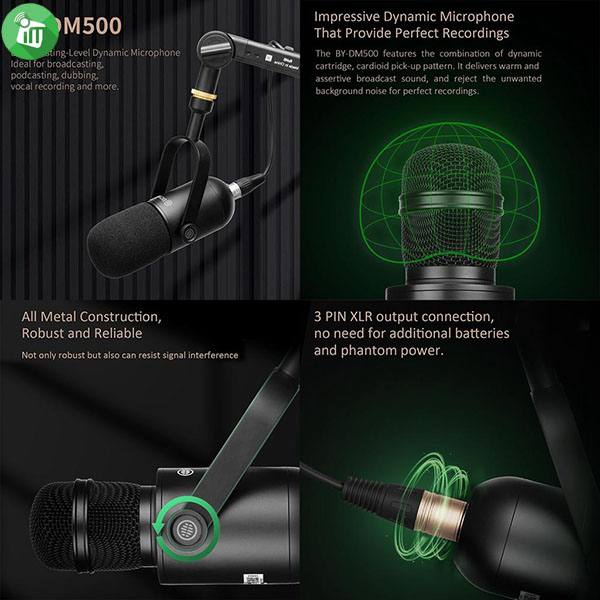 Boya BY-DM500 Dynamic Broadcasting Microphone