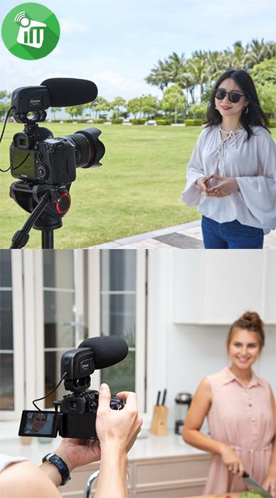Boya BY-M17R On-Camera Condenser Shotgun Microphone 
