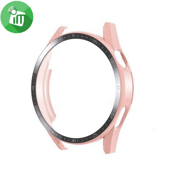 Fashion Bezel Ring Full Case PC Hard Protector for Huawei Watch GT3 (46mm) - Image 6