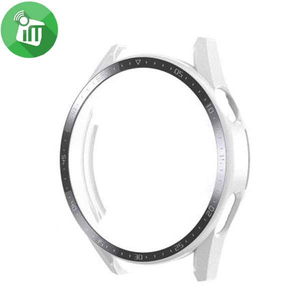 Fashion Bezel Ring Full Case PC Hard Protector for Huawei Watch GT3 (46mm) - Image 2