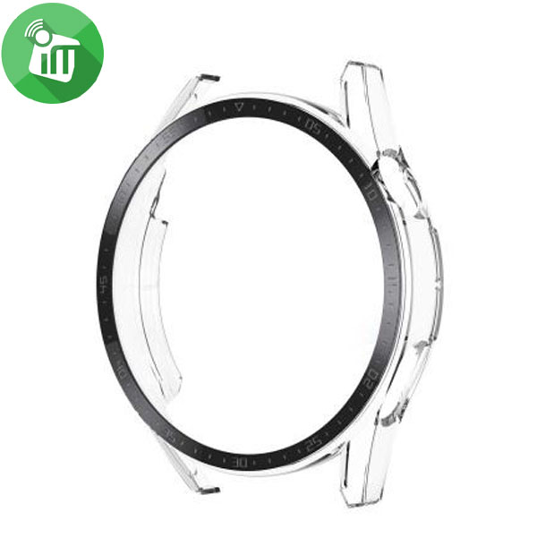 Fashion Bezel Ring Full Case PC Hard Protector for Huawei Watch GT3 (46mm) - Image 4