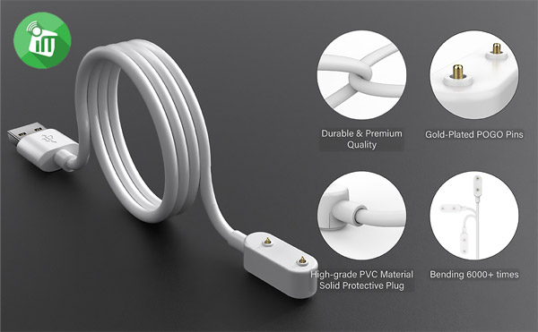 Huawei Watch charging cable CA010 1 meter Compatible with Watch Fit/Huawei 4X / Huawei Band 6 / Honor Band 6 / Honor Watch ES