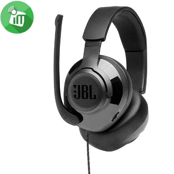 JBL Quantum 200 Wired Over-Ear Gaming Headset - Image 2