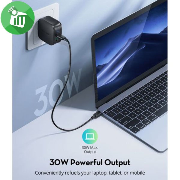 RAVPower RP-PC144 PD Pioneer 30W 2-Port Wall Charger 