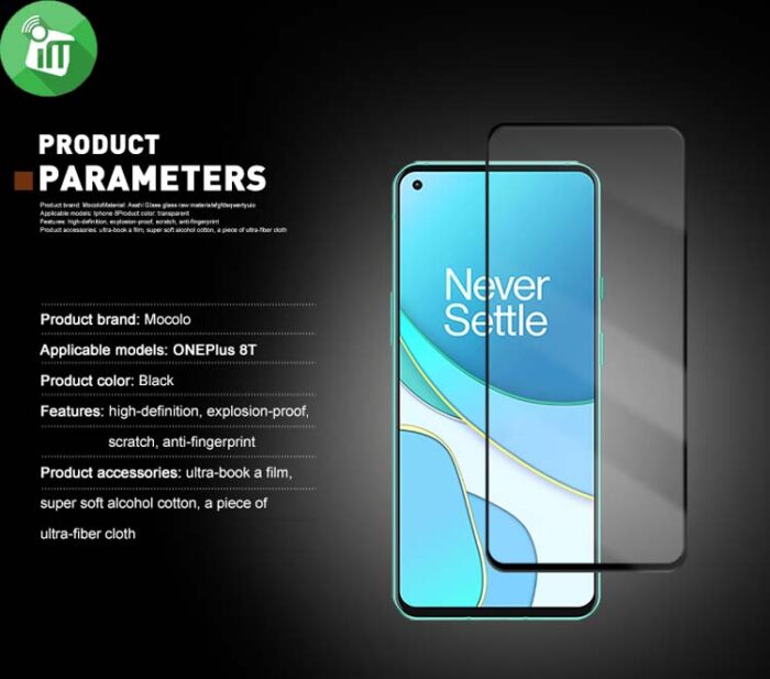 mocolo Glass 2.5D Full Glue Screen Protector For Oneplus 8T